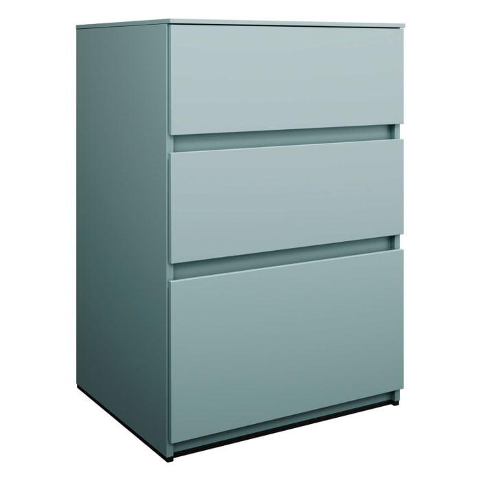 burgbad Lin20 Unterschrank 60 cm, 1 Auszug, 2 Schubladen