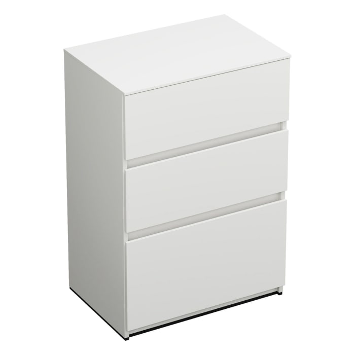 burgbad Lin20 Unterschrank 60 cm, 1 Auszug, 2 Schubladen