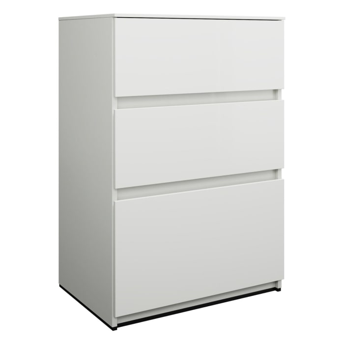 burgbad Lin20 Unterschrank 60 cm, 1 Auszug, 2 Schubladen