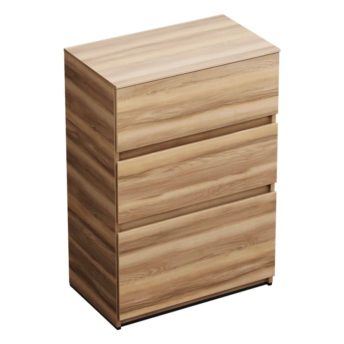 burgbad Lin20 Unterschrank 60 cm, 1 Auszug, 2 Schubladen