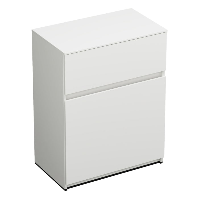 burgbad Lin20 Unterschrank 60 cm, 1 Auszug, 1 Schublade