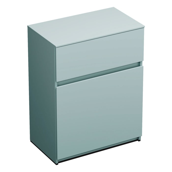 burgbad Lin20 Unterschrank 60 cm, 1 Auszug, 1 Schublade