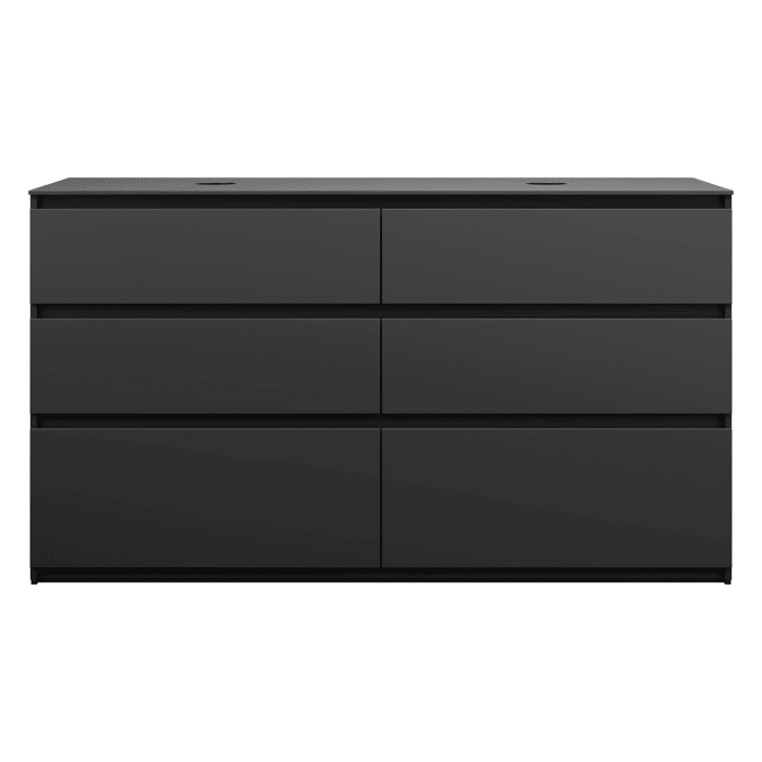 burgbad Lin20 Waschtischunterschrank mit Konsolenplatte 160 cm, 6 Auszüge, Beckenausschnitt links und rechts