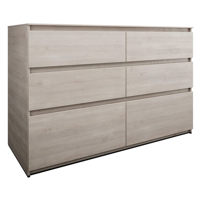 burgbad Lin20 Waschtischunterschrank mit Konsolenplatte 140 cm, 6 Auszüge, Beckenausschnitt links und rechts