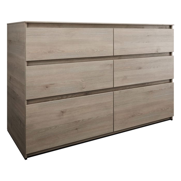 burgbad Lin20 Waschtischunterschrank mit Konsolenplatte 140 cm, 6 Auszüge, Beckenausschnitt links und rechts