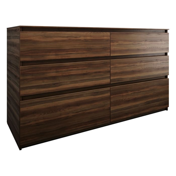 burgbad Lin20 Waschtischunterschrank mit Konsolenplatte 160 cm, 6 Auszüge, Beckenausschnitt links und rechts