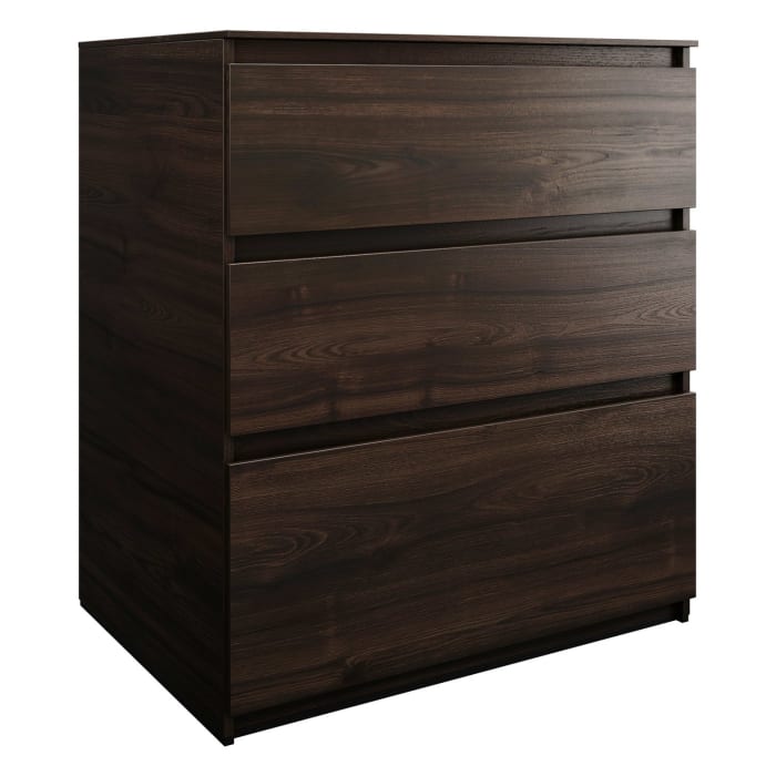 burgbad Lin20 Waschtischunterschrank mit Konsolenplatte 80 cm, 3 Auszüge, Beckenausschnitt mittig