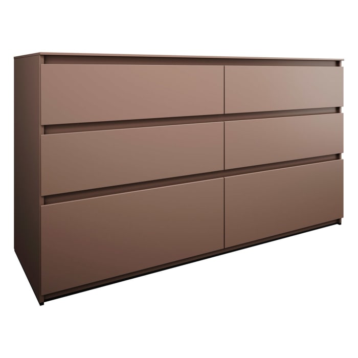 burgbad Lin20 Waschtischunterschrank mit Konsolenplatte 160 cm, 6 Auszüge, Beckenausschnitt links und rechts