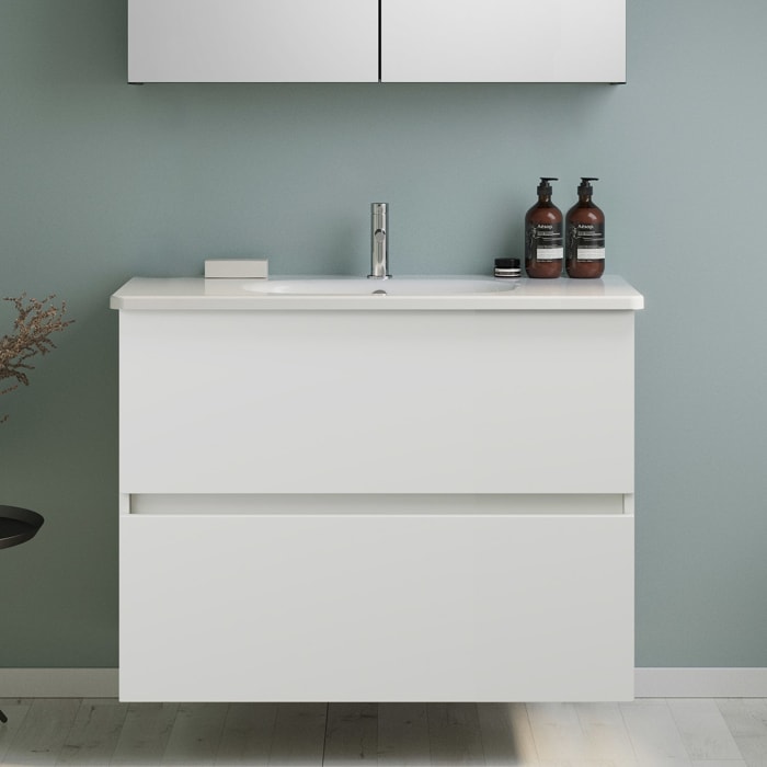 burgbad Liniq Waschtisch mit Unterschrank 100,5 cm