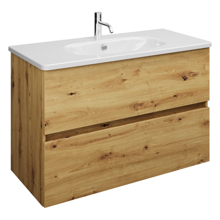 burgbad Liniq Waschtisch mit Unterschrank 100,5 cm