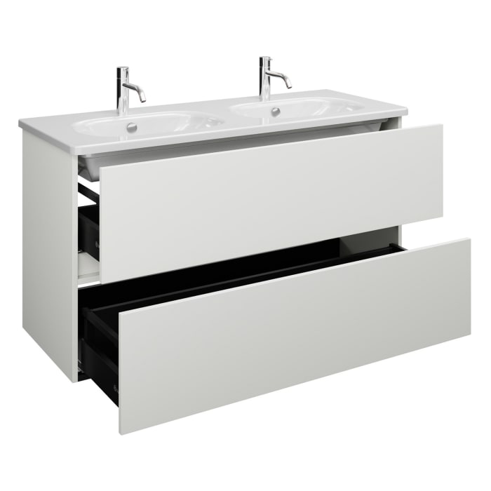 burgbad Liniq Waschtisch mit Unterschrank 120,5 cm