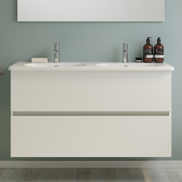 burgbad Liniq Waschtisch mit Unterschrank 120,5 cm