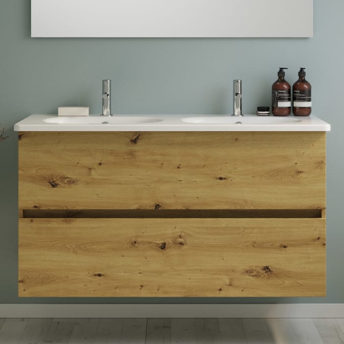 burgbad Liniq Waschtisch mit Unterschrank 120,5 cm