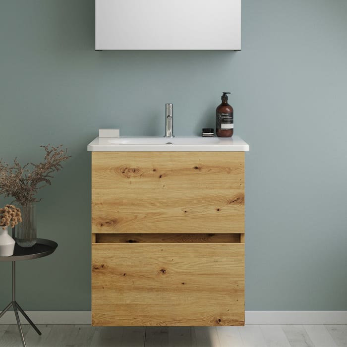 burgbad Liniq Waschtisch mit Unterschrank 60,5 cm