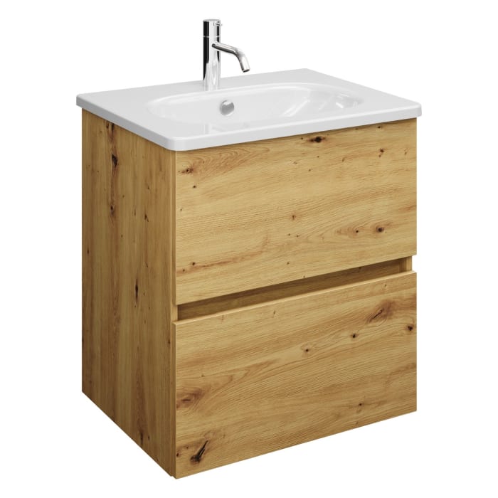 burgbad Liniq Waschtisch mit Unterschrank 60,5 cm