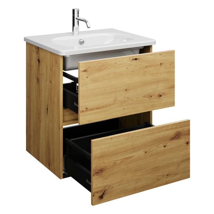 burgbad Liniq Waschtisch mit Unterschrank 60,5 cm