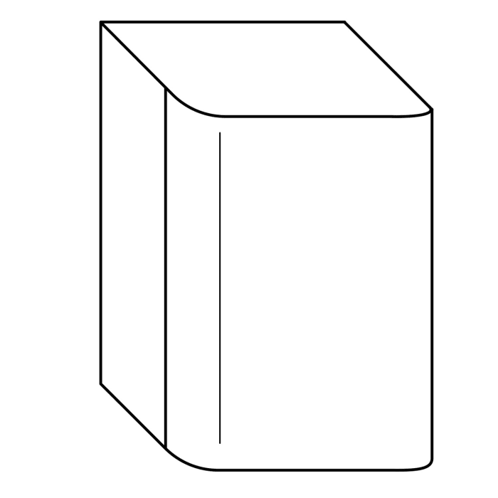 burgbad b:me halbhoher Schrank 35 cm, rechts