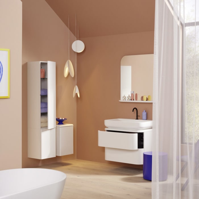 burgbad b:me halbhoher Schrank 35 cm, rechts