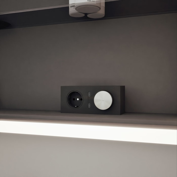 burgbad rl20 Spiegelschrank 102 cm, mit Klarglas Lichtrahmen