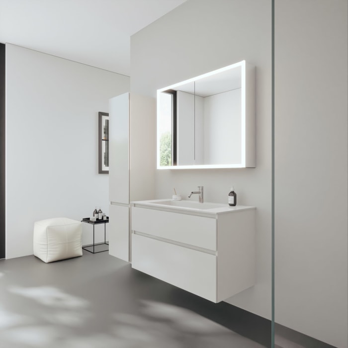 burgbad rl20 Spiegelschrank 102 cm, mit Lichtrahmen