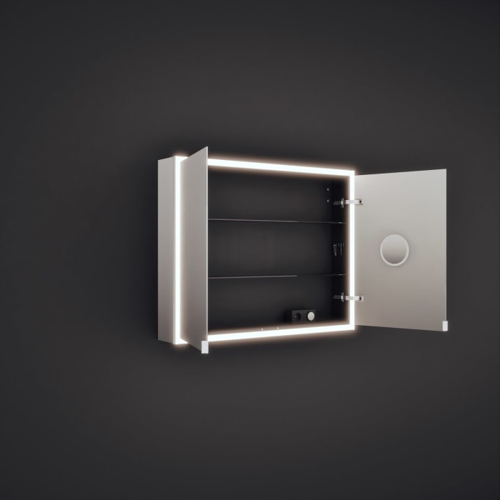 burgbad rl20 Spiegelschrank 102 cm, mit Lichtrahmen