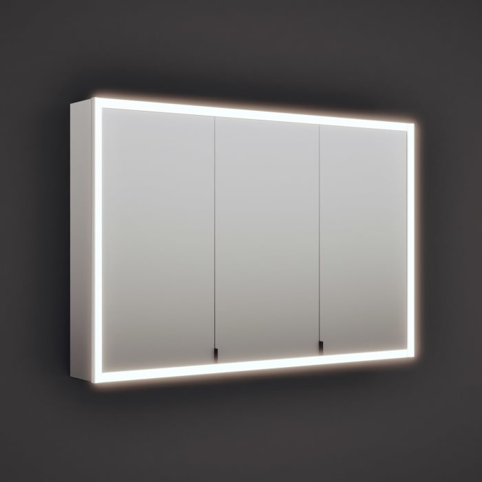 burgbad rl20 Spiegelschrank 121 cm, mit Lichtrahmen