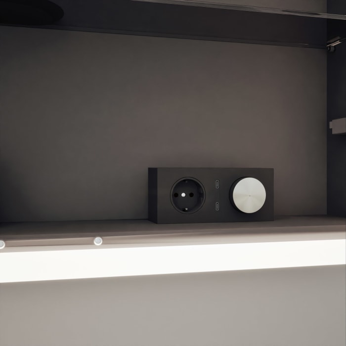 burgbad rl20 Spiegelschrank 121 cm, mit Lichtrahmen