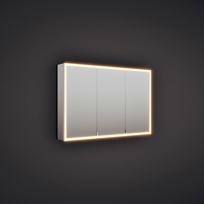 burgbad rl20 Spiegelschrank 121 cm, mit Lichtrahmen