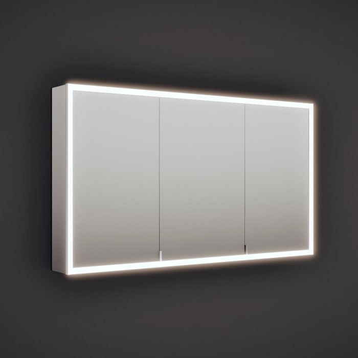 burgbad rl20 Spiegelschrank 142 cm, mit Lichtrahmen