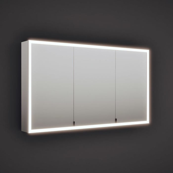 burgbad rl20 Spiegelschrank 142 cm, mit Lichtrahmen