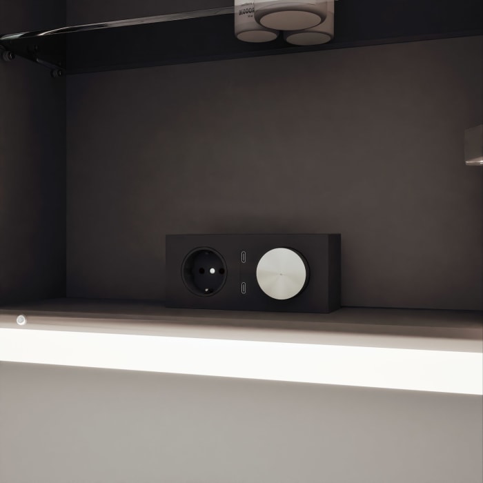 burgbad rl20 Spiegelschrank 142 cm, mit Lichtrahmen