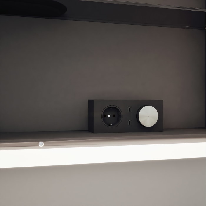 burgbad rl20 Spiegelschrank 142 cm, mit Lichtrahmen