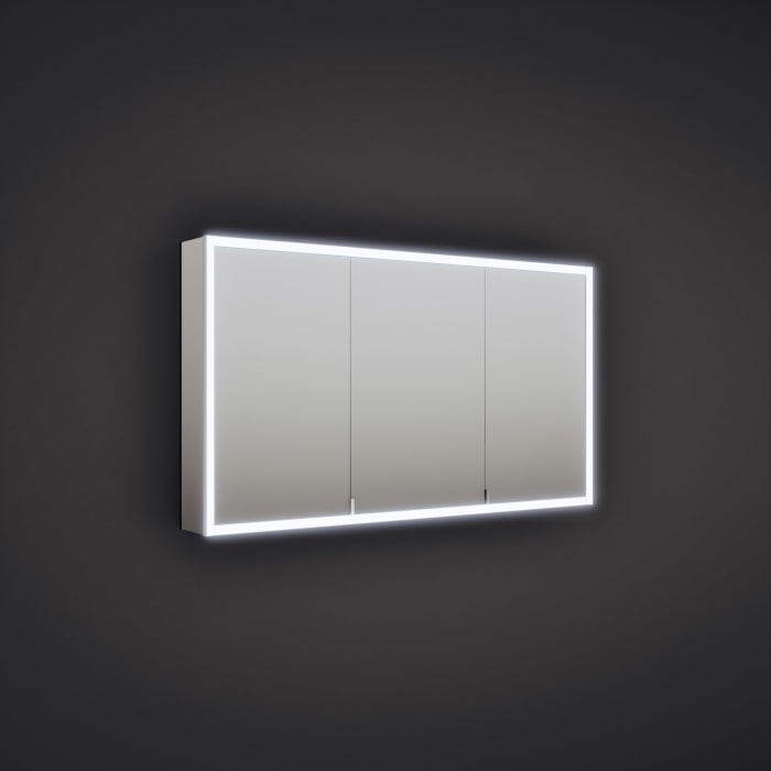 burgbad rl20 Spiegelschrank 142 cm, mit Lichtrahmen