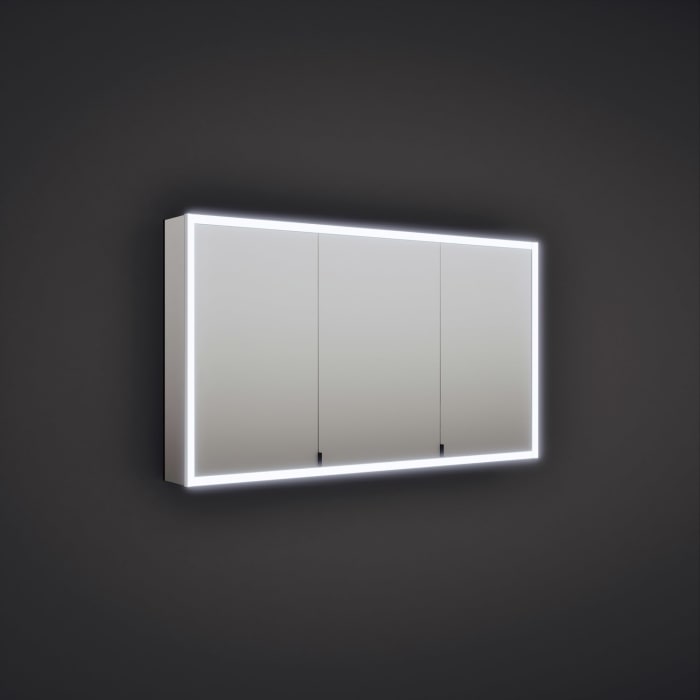 burgbad rl20 Spiegelschrank 142 cm, mit Lichtrahmen