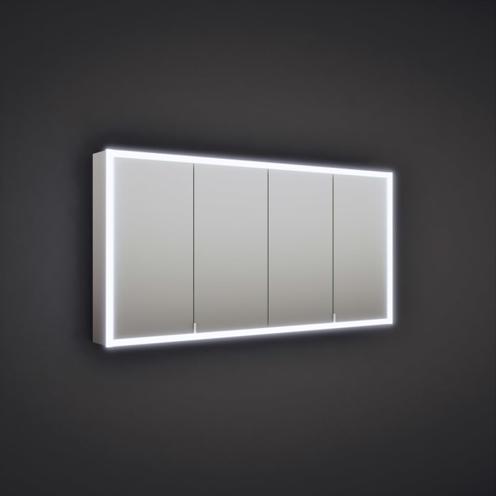 burgbad rl20 Spiegelschrank 161 cm, mit Lichtrahmen