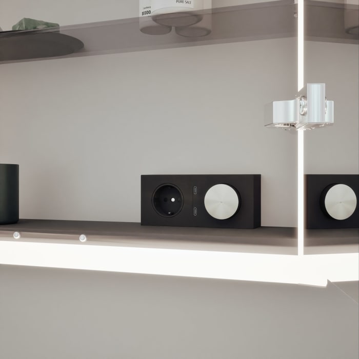 burgbad rl20 Spiegelschrank 62 cm, mit Lichtrahmen