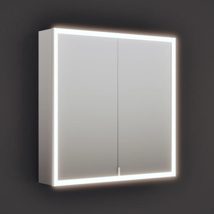 burgbad rl20 Spiegelschrank 81 cm, mit Lichtrahmen