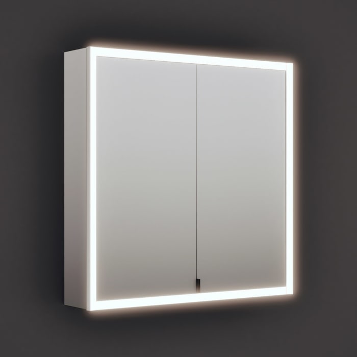 burgbad rl20 Spiegelschrank 81 cm, mit Lichtrahmen