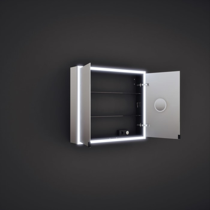 burgbad rl20 Spiegelschrank 92 cm, mit Lichtrahmen