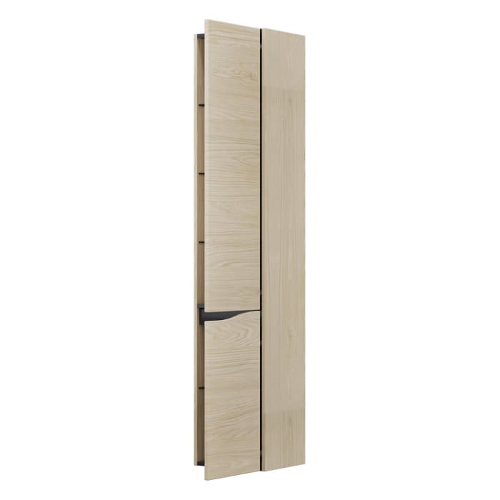 burgbad Sinea 3.0 Hochschrank 35 x 34 x 176 cm, 2 Türen, Anschlag rechts, mit Griffleiste G0292