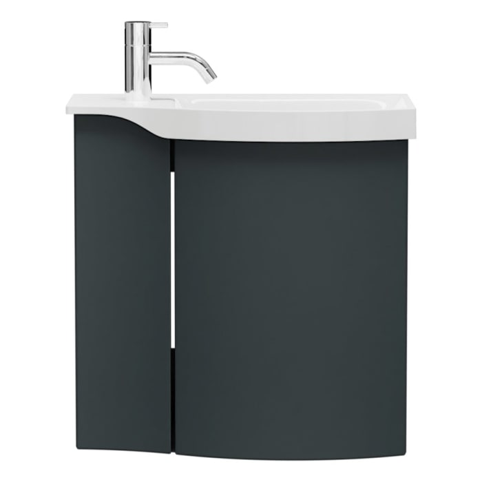 burgbad Sinea 3.0 Mineralguss-Waschtisch mit Unterschrank, 52 cm