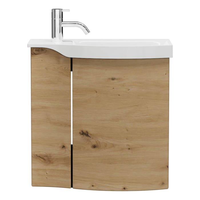 burgbad Sinea 3.0 Mineralguss-Waschtisch mit Unterschrank, 52 cm