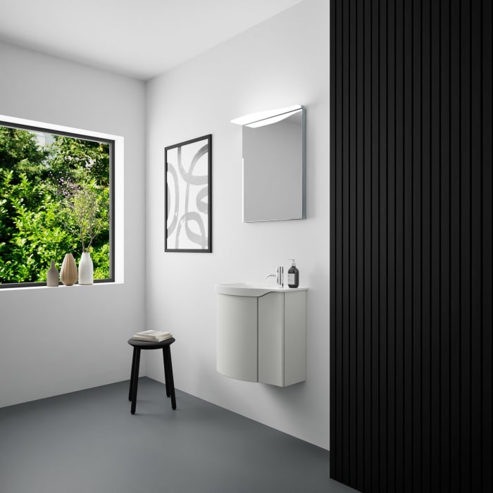 burgbad Sinea 3.0 Spiegel mit horizontaler LED-Beleuchtung 50 cm