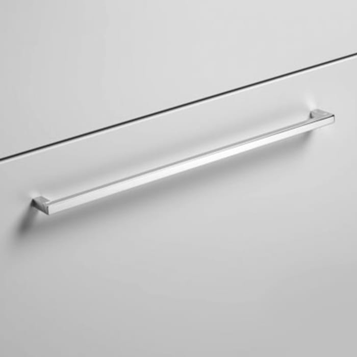 burgbad SYS30 halbhoher Schrank 35 x 32 x 96 cm, Anschlag links