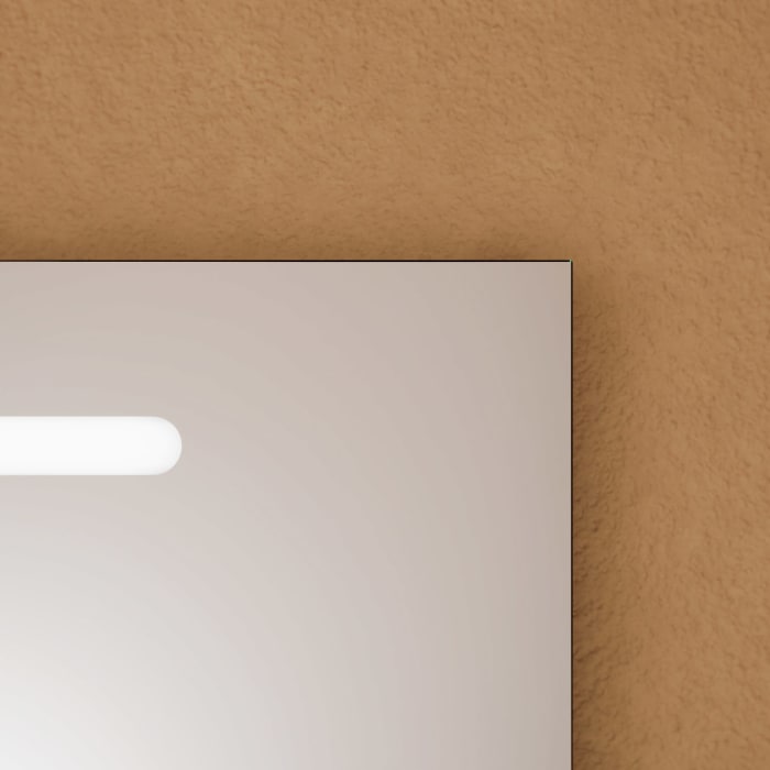 burgbad Vry Spiegel 120 cm mit LED-Beleuchtung und Spiegelheizung