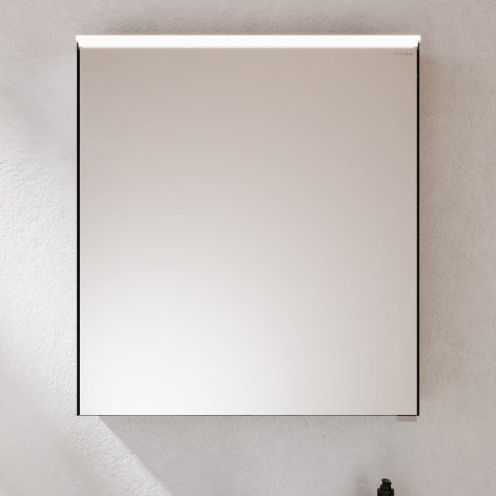 burgbad Vry Spiegelschrank 60,6 cm mit horizontaler LED-Beleuchtung