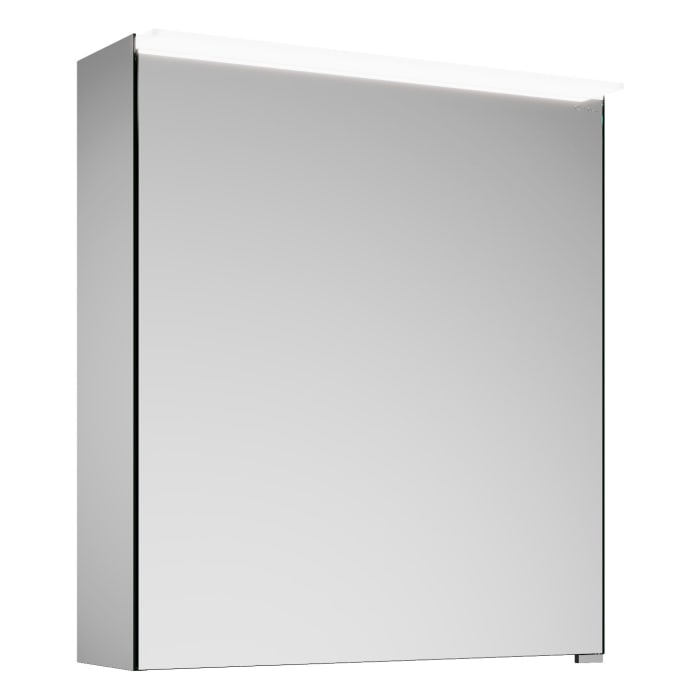 burgbad Vry Spiegelschrank 60,6 cm mit horizontaler LED-Beleuchtung