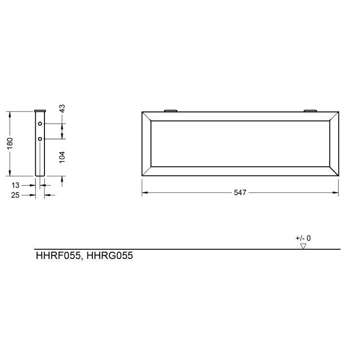 burgbad Ilo Konsolenträger