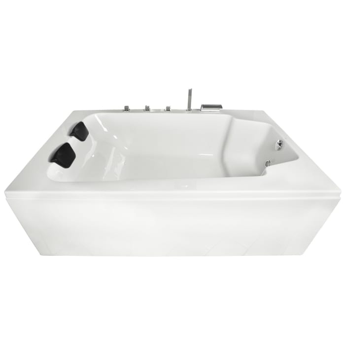Caribia Classic Badewanne 190 x 120 cm, mit Schürze