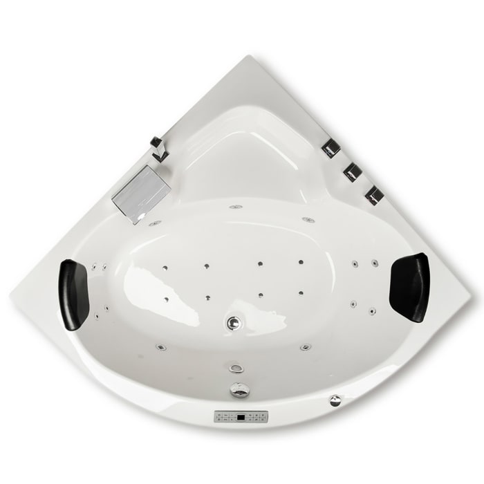 Caribia Rio Premium Whirlpool 150 x 150 cm mit Schürze